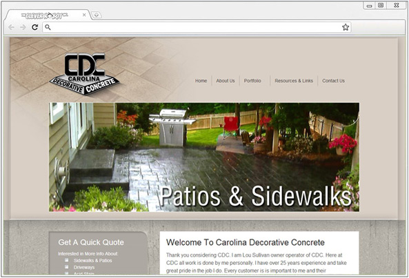 Carolina Decorative Concrete - The Clever Robot Inc.