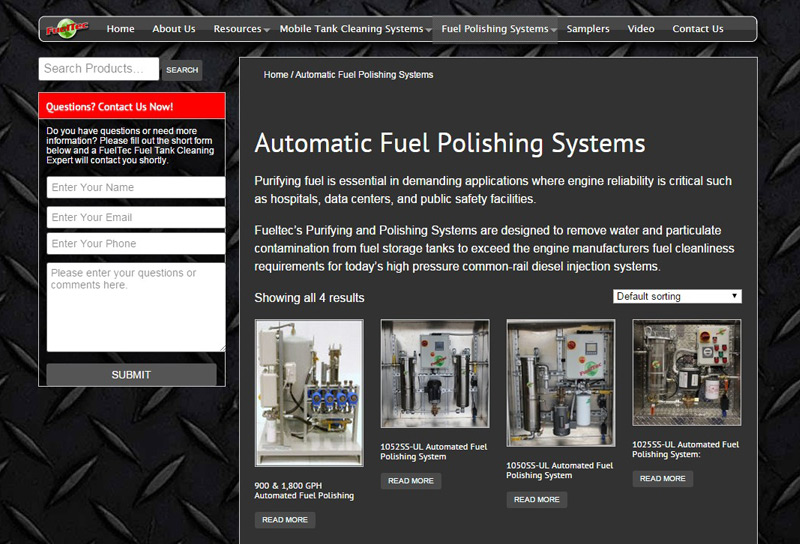 Fuel Tec Automatic Fuel Polishing Systems Category Page
