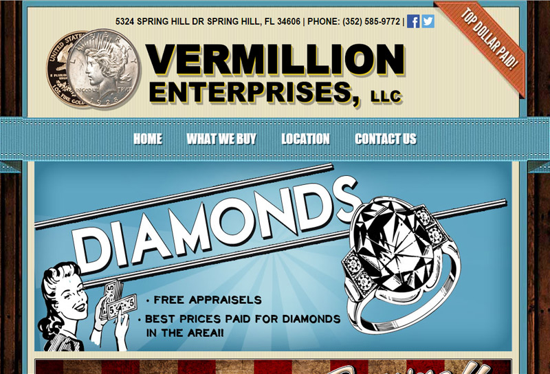 Vermillion Enterprises Website