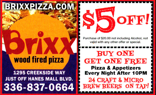 Brixx Pizza Print Ad