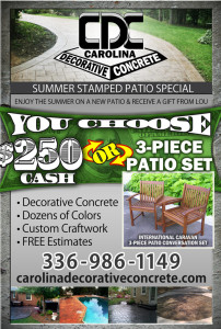 Carolina Decorative Concrete Print Ad