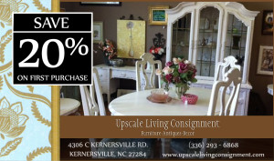 Upscale Living Consignment Print Ad