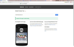 Google provides a free tool to check your website and make sure it is mobile-friendly.