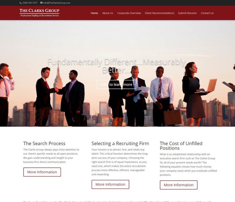 The Clarks Group Website