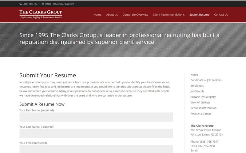The Clarks Group Submit Your Resume