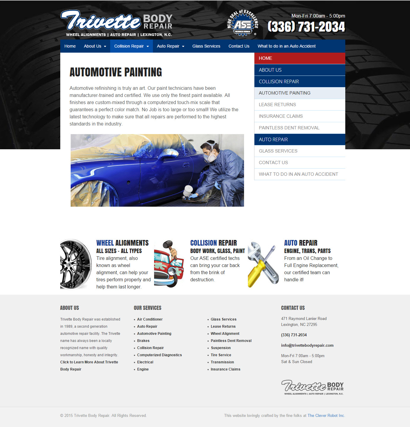 Automotive Painting - Trivette Body Repair