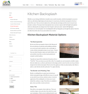 HousePro Home Improvement Kitchen Backsplash