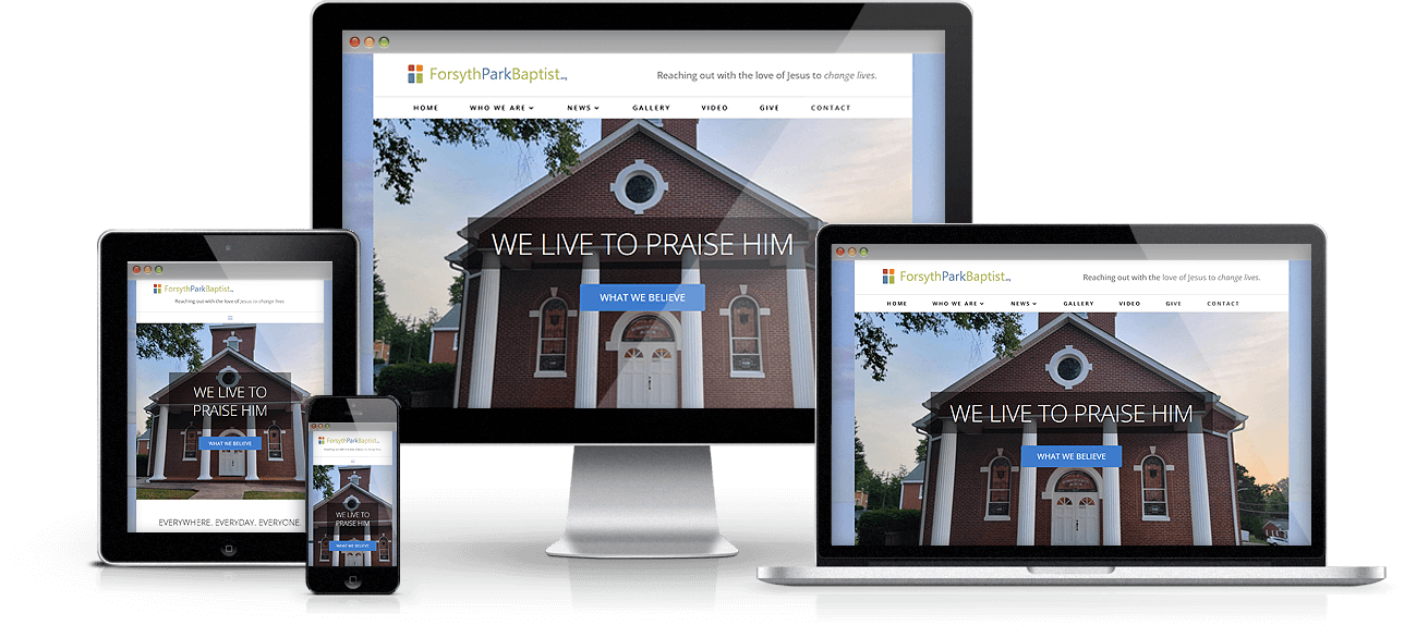 Forsyth Park Baptist Church - The Clever Robot Inc. Website Design