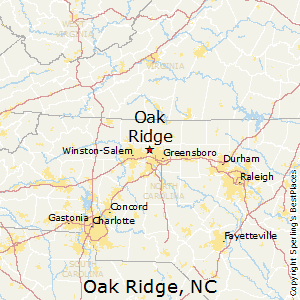Oak Ridge Map
