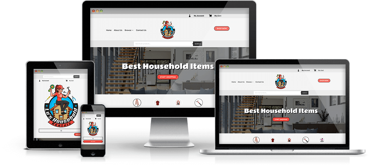 Lu's Household Rentals - Built by The Clever Robot Inc.