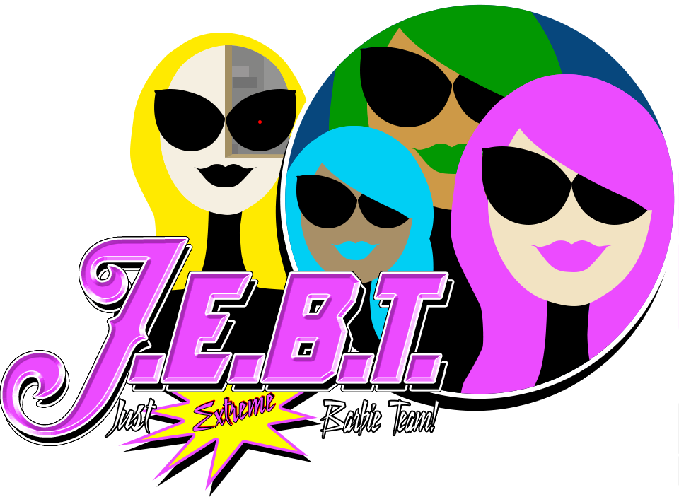 Logo design for Just Extreme Barbie Team - The Clever Robot Inc.