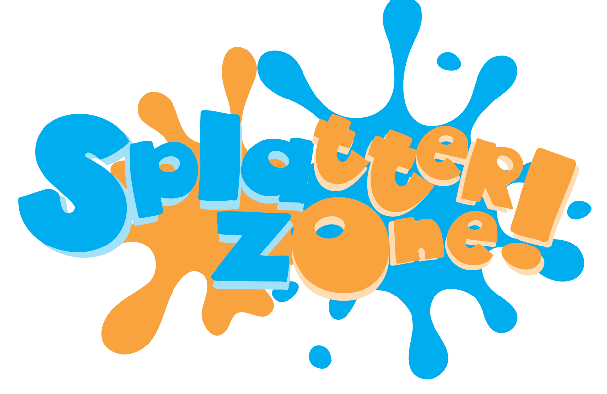 Logo design for Splatter Zone - The Clever Robot Inc.