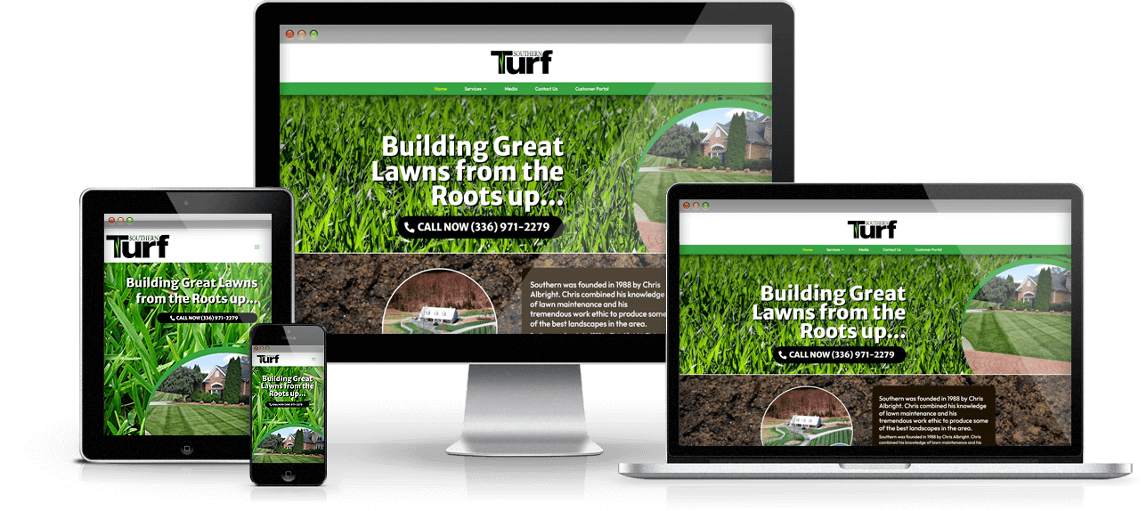 Southern Turf Management - The Clever Robot Website Design